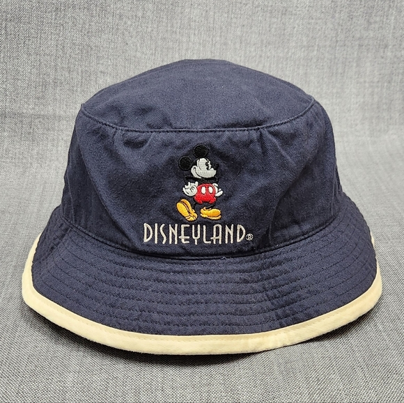Disneyland Resort Other - Disneyland Resort Mickey Mouse 100% Cotton Navy Bucket Hat.
